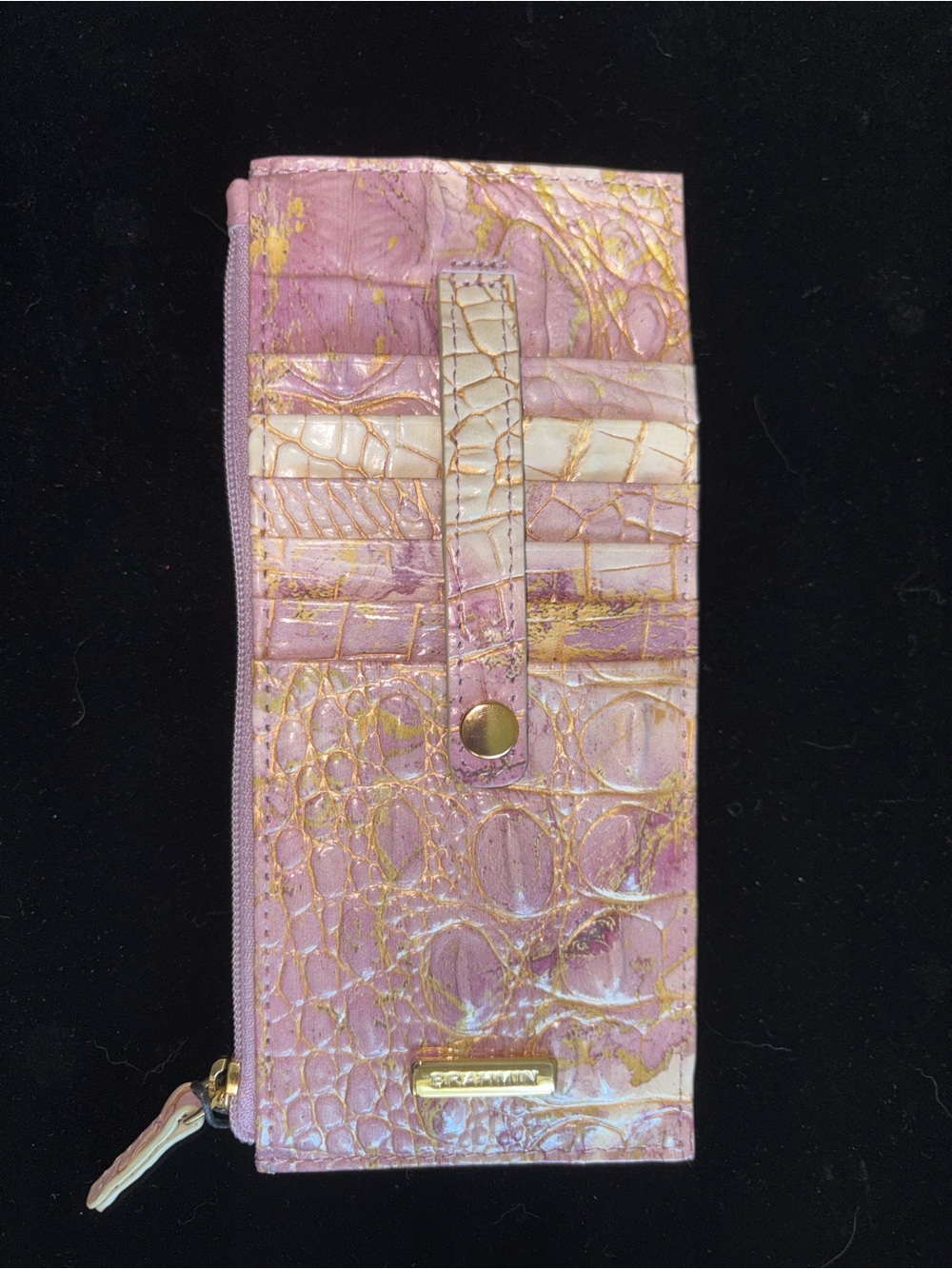 NWT Brahmin Amelia and matching CC Wallet in Lilac Whimsey - Picture 6 of 12